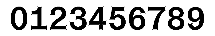 Font 754 Font OTHER CHARS