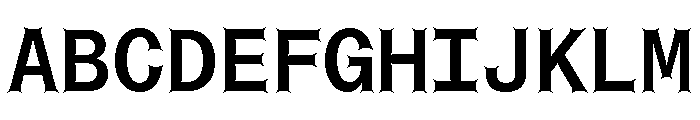 Font 754 Font UPPERCASE