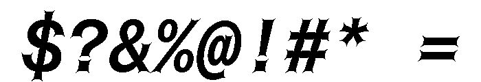 Font 761 Font OTHER CHARS