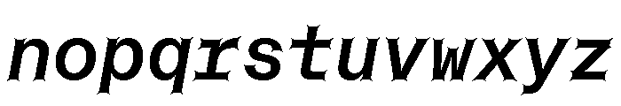 Font 761 Font LOWERCASE