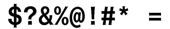 Font 764 Font OTHER CHARS