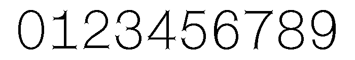 Font 765 Font OTHER CHARS