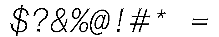 Font 766 Font OTHER CHARS