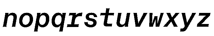 Font 768 Font LOWERCASE