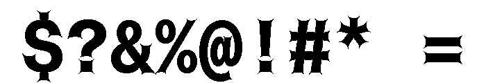 Font 769 Font OTHER CHARS
