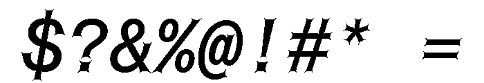 Font 772 Font OTHER CHARS