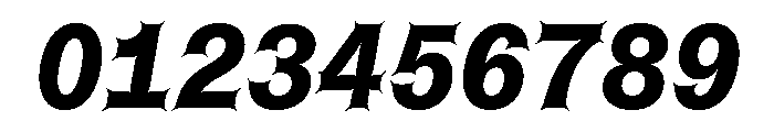 Font 781 Font OTHER CHARS