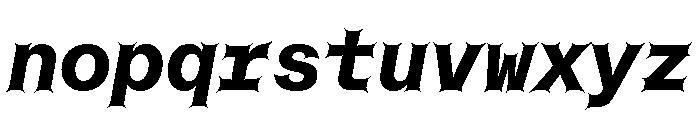 Font 781 Font LOWERCASE
