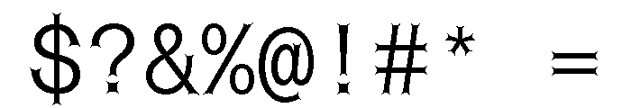Font 782 Font OTHER CHARS