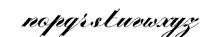 Font 787 Font LOWERCASE
