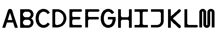 Font 808 Font UPPERCASE