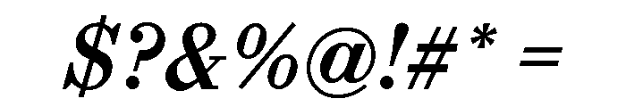 Font 81 Font OTHER CHARS
