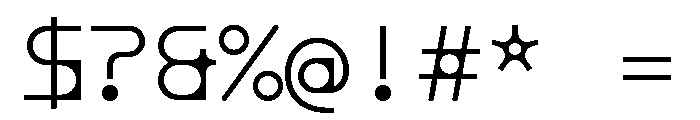 Font 813 Font OTHER CHARS