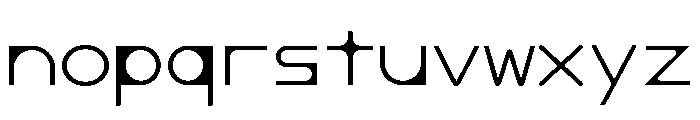 Font 813 Font LOWERCASE