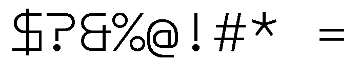 Font 817 Font OTHER CHARS