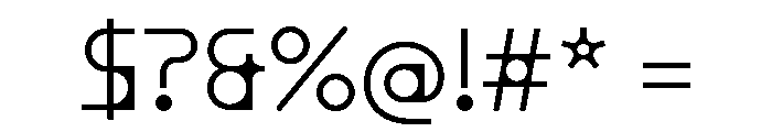 Font 822 Font OTHER CHARS