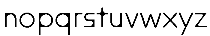 Font 822 Font LOWERCASE