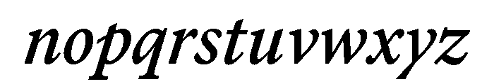 Font 829 Font LOWERCASE
