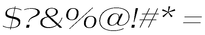 Font 83 Font OTHER CHARS