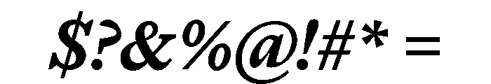 Font 838 Font OTHER CHARS