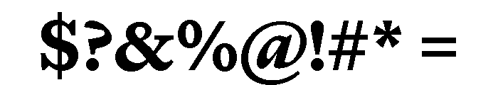 Font 839 Font OTHER CHARS