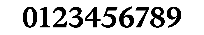 Font 845 Font OTHER CHARS