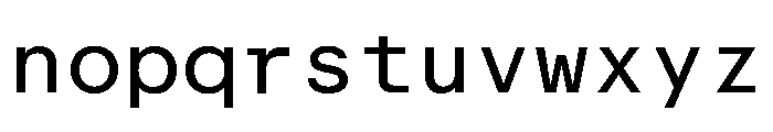 Font 91 Font LOWERCASE