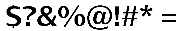 Font 97 Font OTHER CHARS