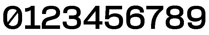 Formula Bold Font OTHER CHARS