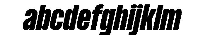 Formula Condensed Black Italic 2 FONT