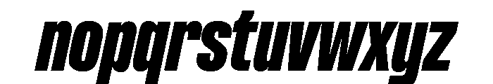 Formula Condensed Black Italic 2 Font LOWERCASE