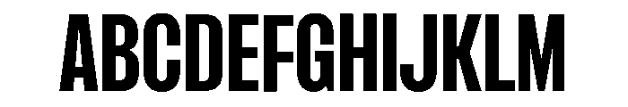 Formula Condensed Bold 2 Font UPPERCASE