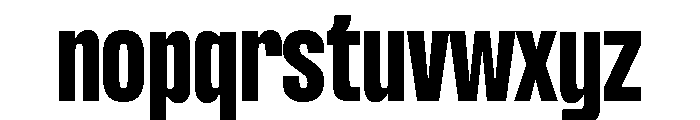 Formula Condensed Consensed Extrabold Font LOWERCASE