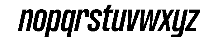 Formula Condensed Semibold Italic 2 Font LOWERCASE