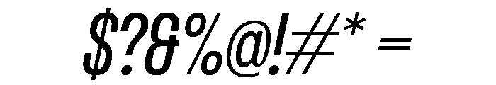 Formula Condensed Variable Regular 2 Font OTHER CHARS