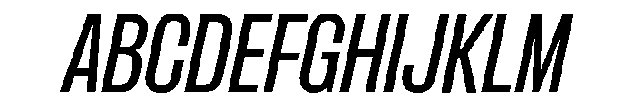 Formula Condensed Variable Regular 2 Font UPPERCASE