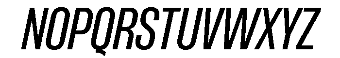 Formula Condensed Variable Regular 2 Font UPPERCASE