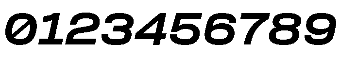 Formula Extended Black Italic Font OTHER CHARS