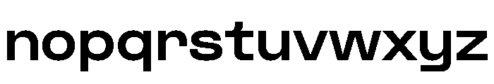 Formula Extended Black Font LOWERCASE