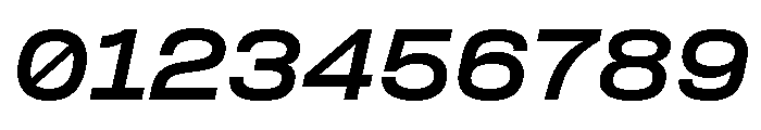 Formula Extended Extrabold Italic 2 Font OTHER CHARS