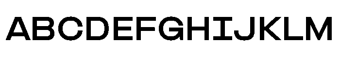 Formula Extended Extrabold Font UPPERCASE