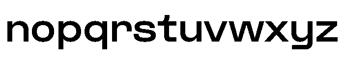 Formula Extended Extrabold Font LOWERCASE