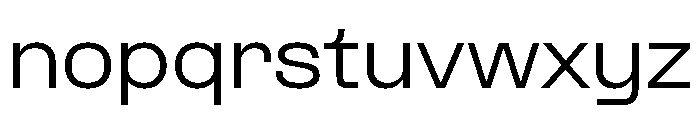 Formula Extended Regular 2 Font LOWERCASE