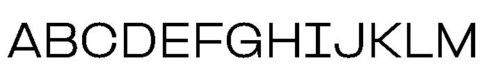 Formula Extended Regular Font UPPERCASE