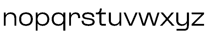 Formula Extended Regular Font LOWERCASE