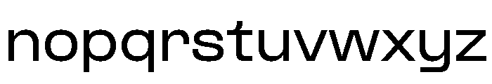 Formula Extended Semibold 2 Font LOWERCASE