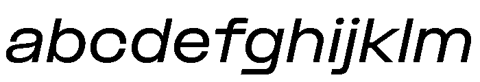 Formula Extended Semibold Italic 2 FONT