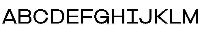 Formula Extended Semibold Font UPPERCASE