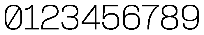 Formula Extralight Font OTHER CHARS