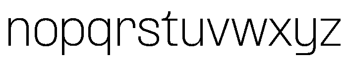 Formula Extralight Font LOWERCASE